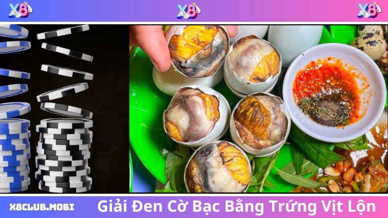 Ăn trứng vịt lộn là cách đốt vía giải đen cờ bạc rất hay